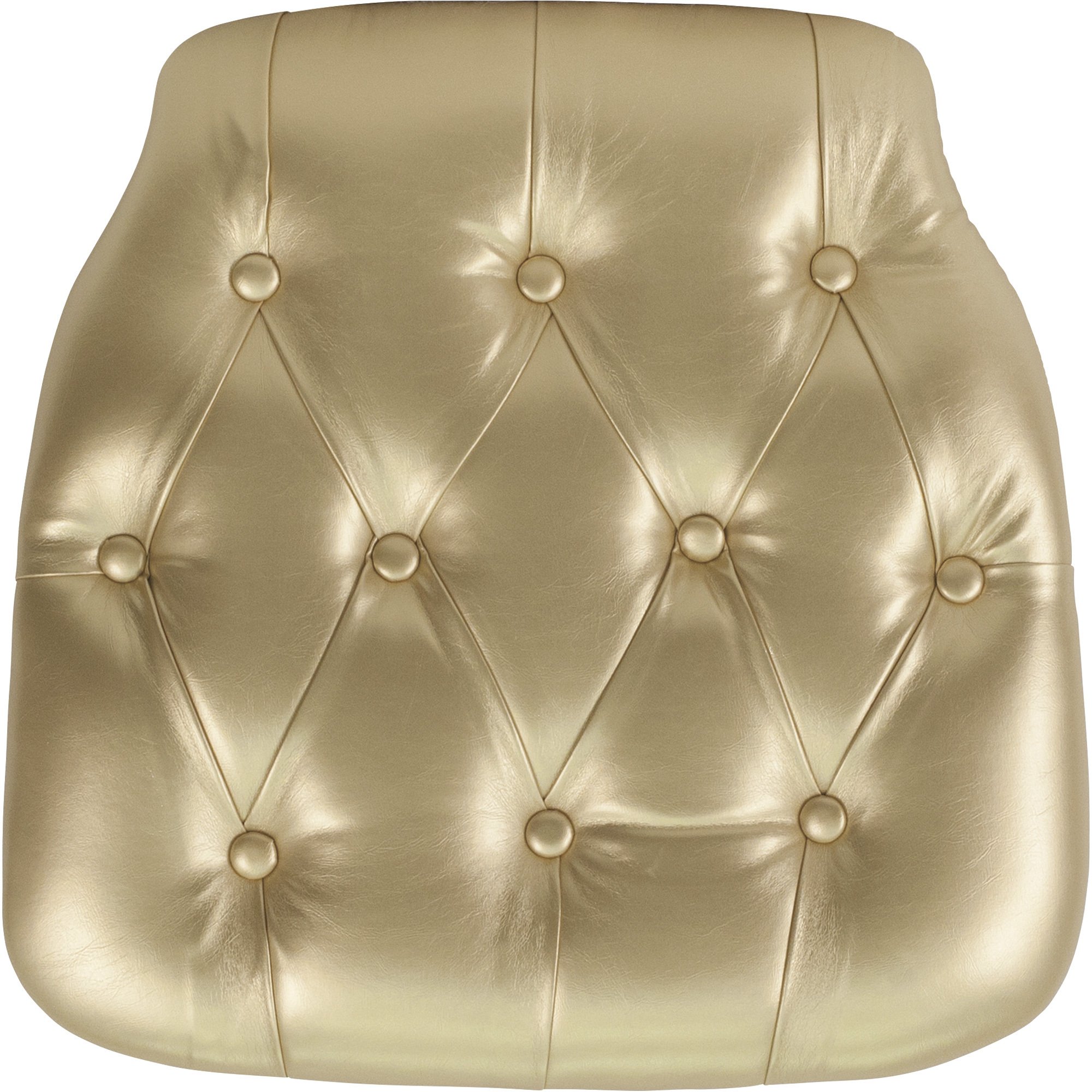 Flash Furniture Button-Tufted Hard Cushion for Chiavari Chair — 15 3/4in.L x 15 3/4in.W x 1 1/2in.H